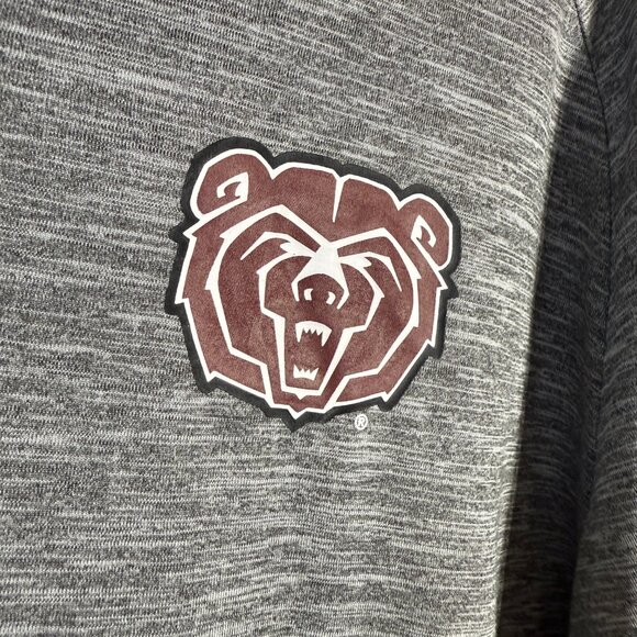 Champion Missouri State Bears 1/4 Zip Pullover Mens XL Gray Active Athletic NWOT - Picture 8 of 14